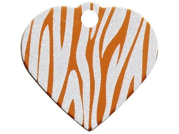 iMARC hjerte zebra stripes, orange