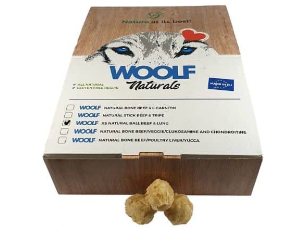 Woolf Natural XS Ball Beef & Lung, 900g