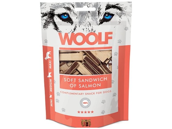 Woolf Soft Sandwich of Salmon 100g