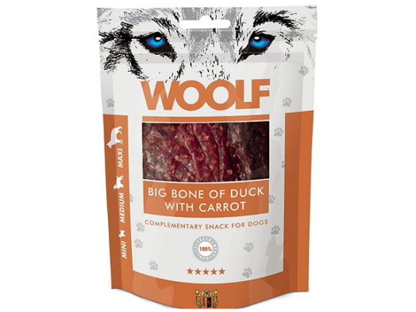 Woolf Big Bone of Duck with Carrot 100g