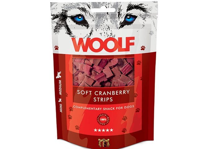 Woolf Cranberry Bites 100g