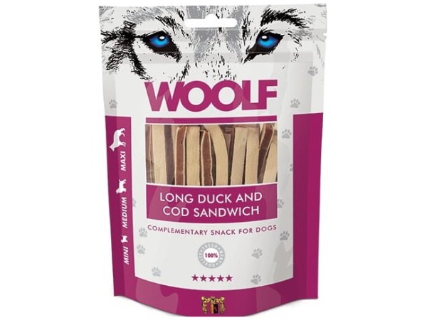 Woolf Long Duck and Cod Sandwich 100g