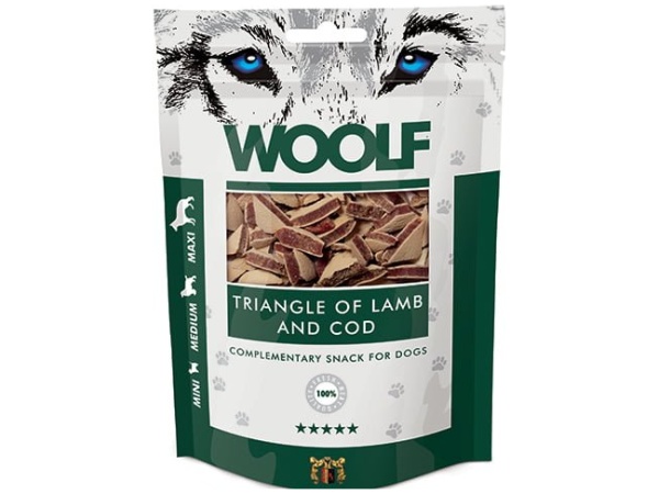 Woolf Lamb & Cod Triangle 100g