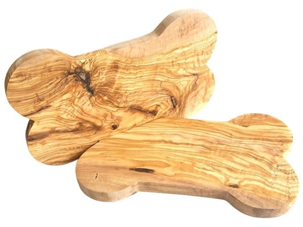 Olivi skærebræt kødbensform