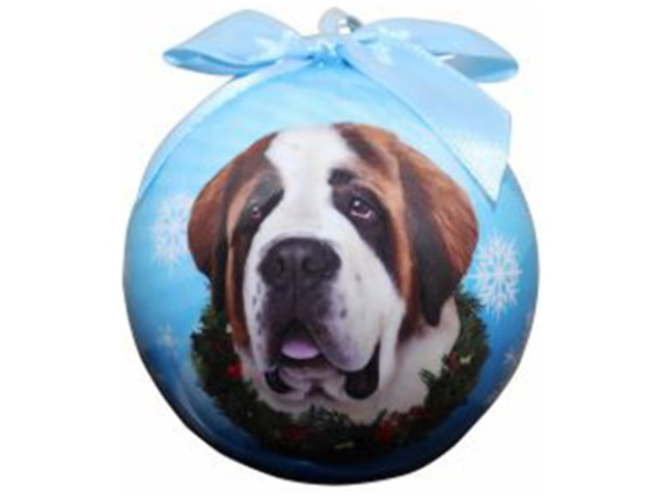 Christmas ornament, Sankt Bernhardshund