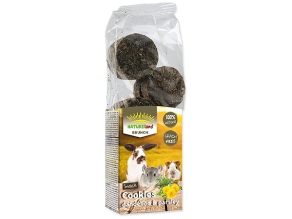 Nature Land BRUNCH kornfrie cookies mælkebøtte og persille, 120g