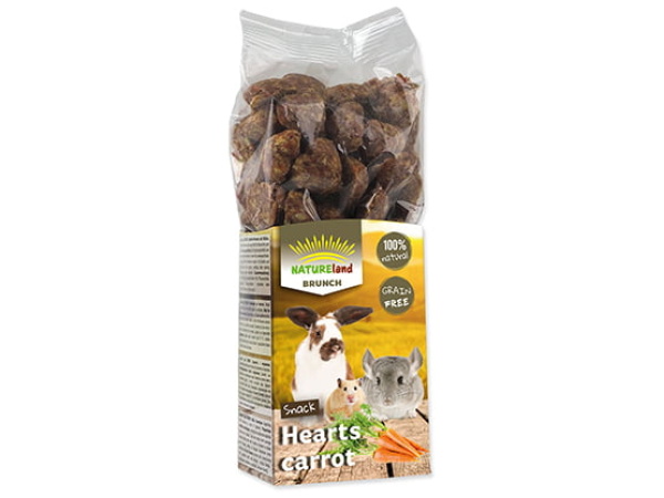 Nature Land BRUNCH kornfri hjerte gulerod, 150g