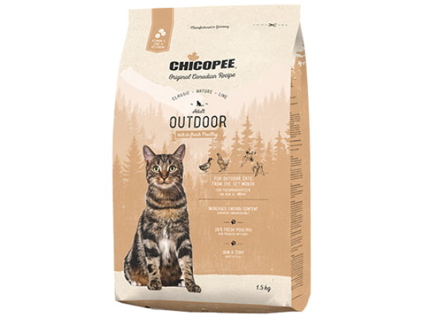 Chicopee CNL Cat Adult Outdoor Fjerkræ, 1,5kg