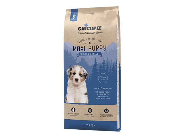 Chicopee CNL Maxi Puppy Kylling & Hirse, 15kg