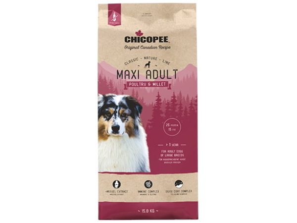 Chicopee CNL Maxi Adult Kylling & Hirse, 15kg