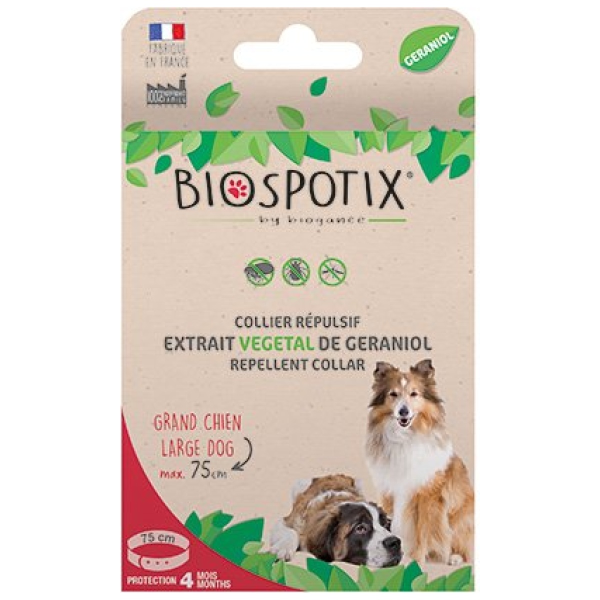 Biospotix dog collar flea collar