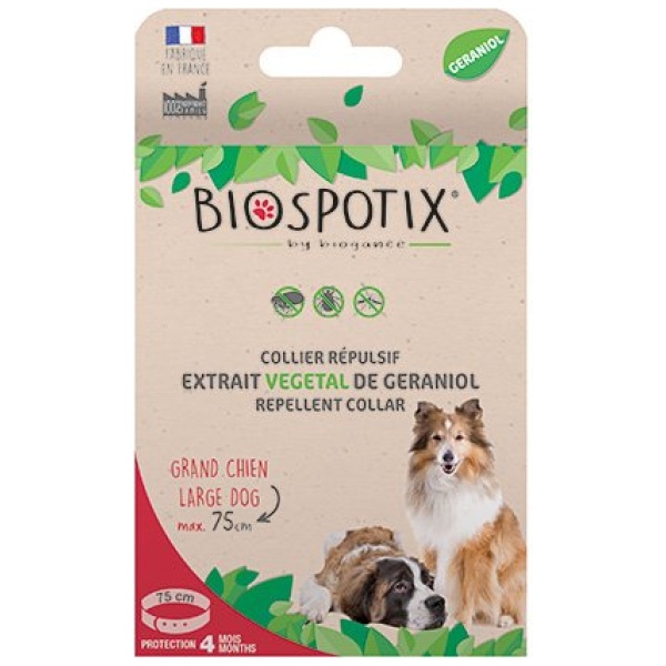 Biospotix dog collar loppehalsbånd