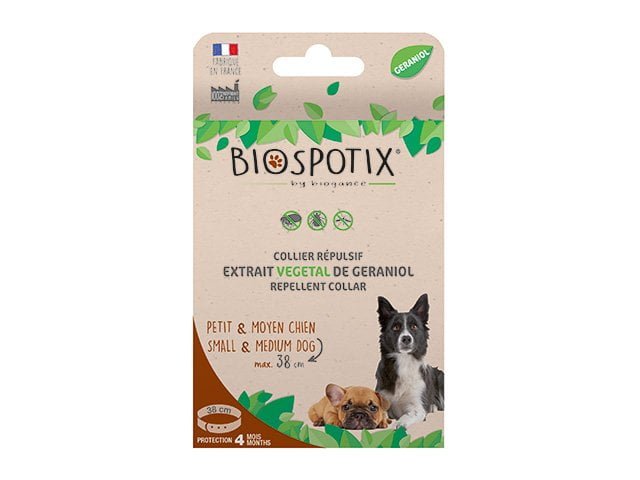 Biogance BIOSPOTIX Dog collar, 38cm – kort holdbarhed