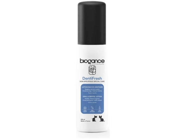 Biogance Dog DentiFresh Lozione per l’igiene orale, 100ml