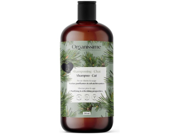 Organissime Shampoo biologico per gatti Ecocert, 250ml