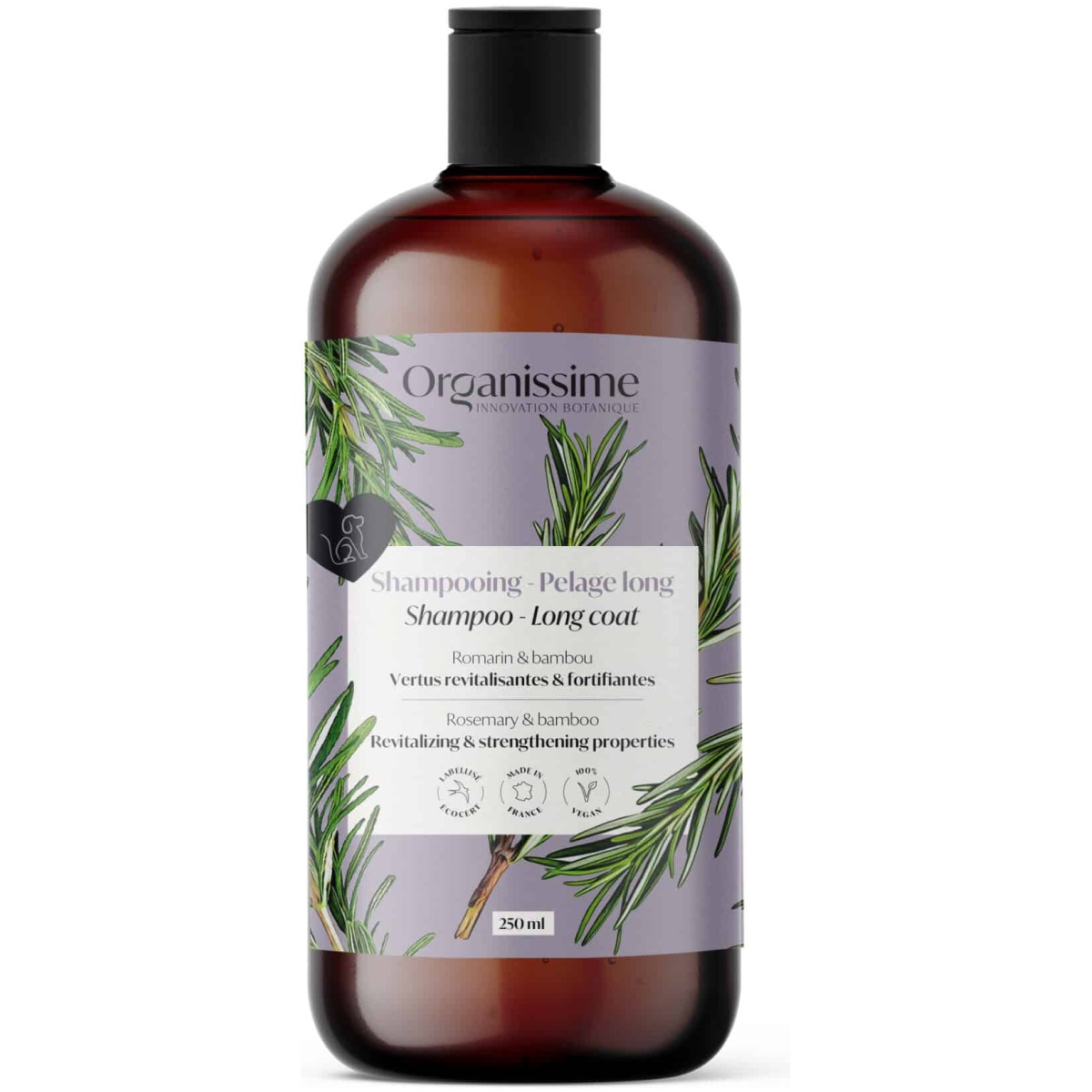Organissime Ecocert Bio Dog Long Coat Shampoo, 250ml