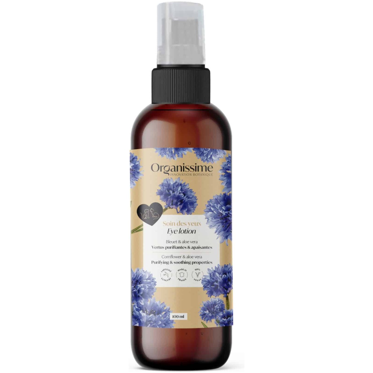 Organissime Ecocert Organic Eye Lotion, 100ml