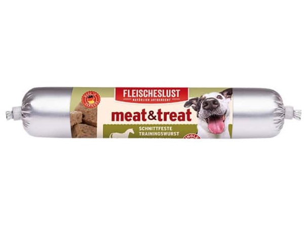 Meat & Treat singleshot hest, 80g