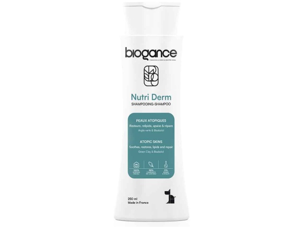 Biogance Dog Nutri Derm (sensitive to atopic skins) shampoo, 250ml