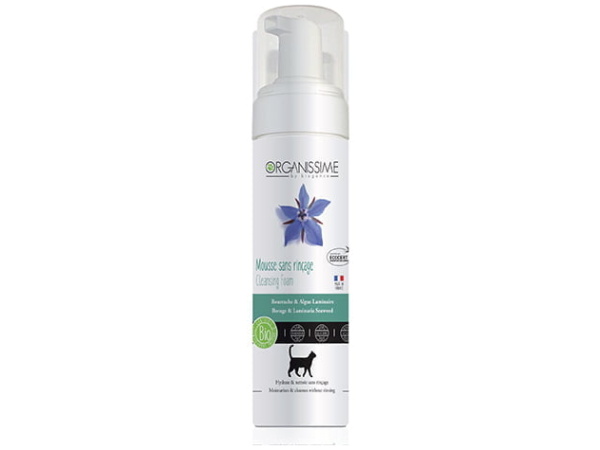 Organissime Ecocert Bio Katzenreinigungsschaum, 200ml