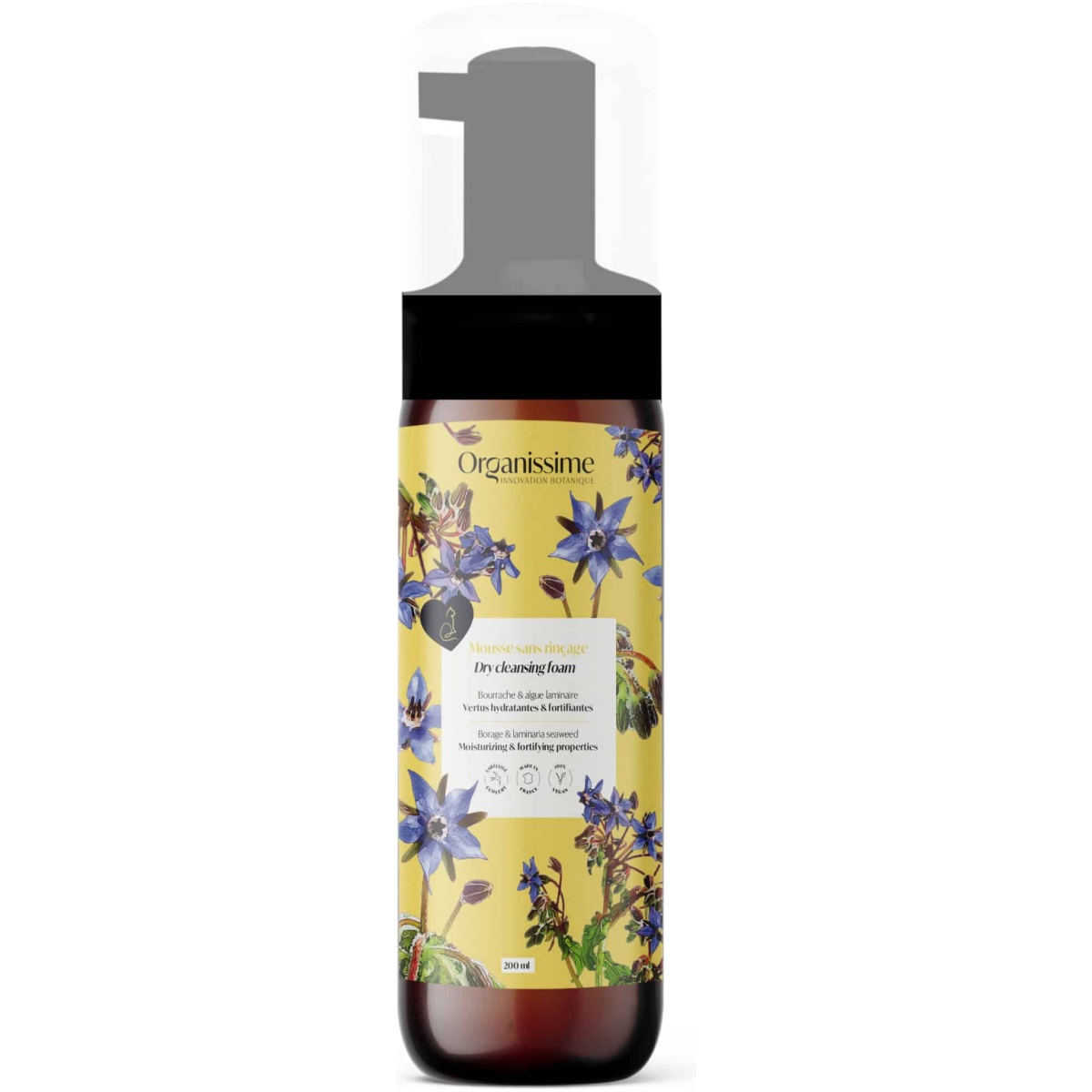 Organissime Ecocert Bio Cat Schiuma detergente a secco, 200ml
