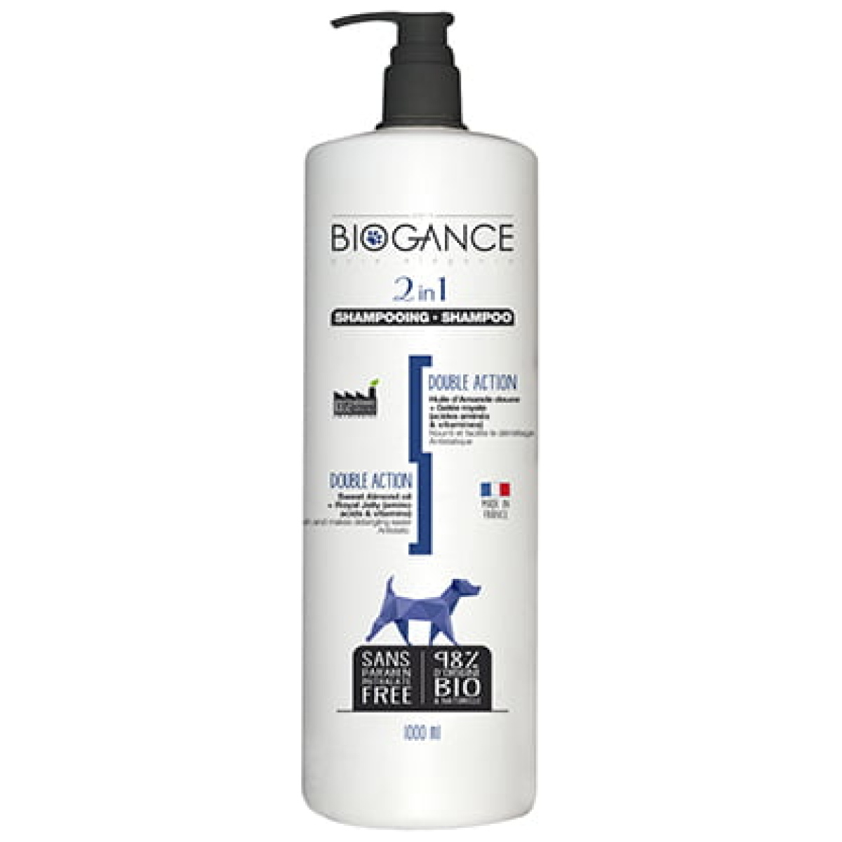 Biogance dog shampoo 2in1 1L