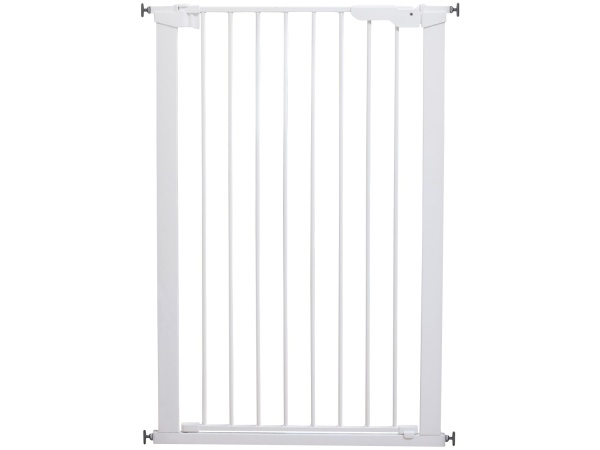 DogSpace Bonnie extra tall Pressure Fitted Pet gate, white