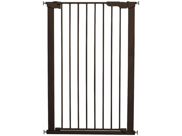 DogSpace Bonnie extra tall Pressure Fitted Pet gate, black