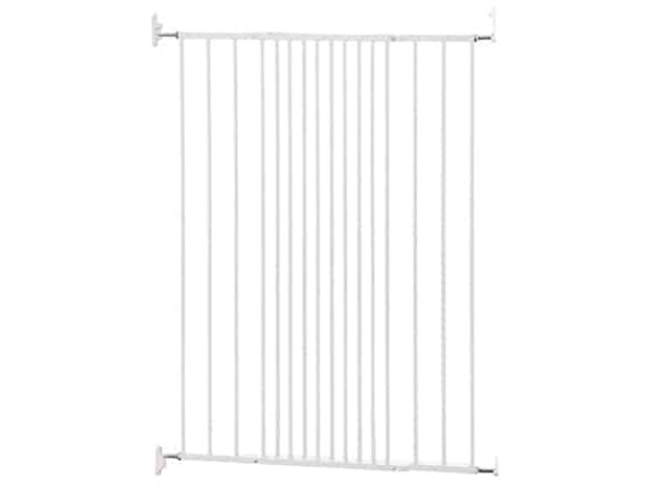 DogSpace Charlie extra tall extending Pet gate, white