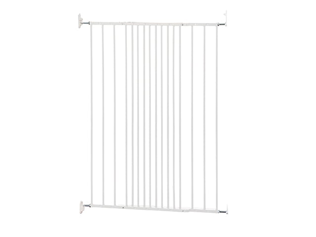DogSpace Charlie extra tall extending Pet gate, white
