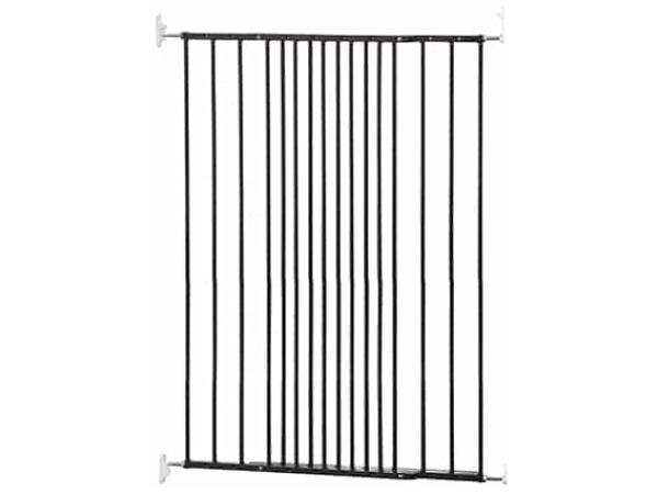 DogSpace Charlie extra tall extending Pet gate, black