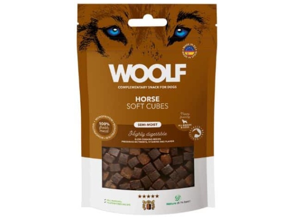 Woolf Soft Cubes Horse, 100g