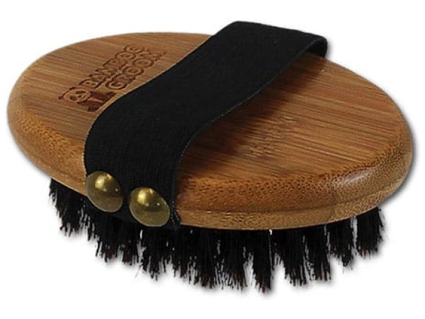 Bamboo Groom oval børste med vildsvinehår