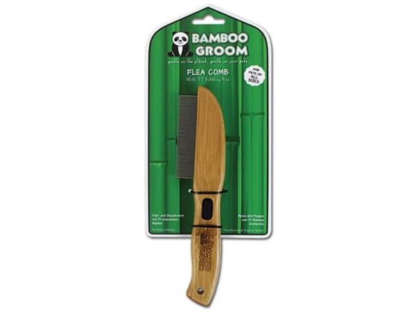 Bamboo Groom tættekam med 77 roterende tænder