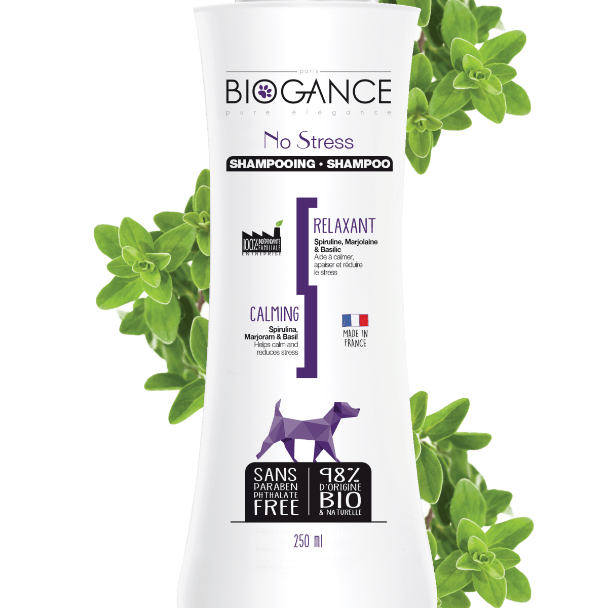 Biogance Dog No Stress shampoo, 250ml