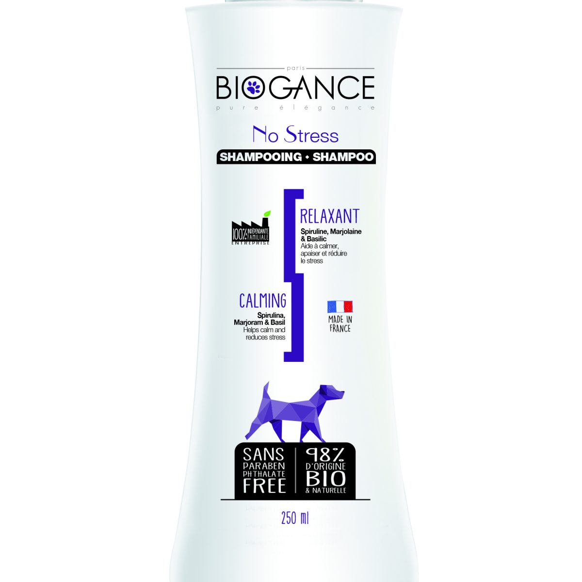 Biogance Dog No Stress shampoo, 250ml