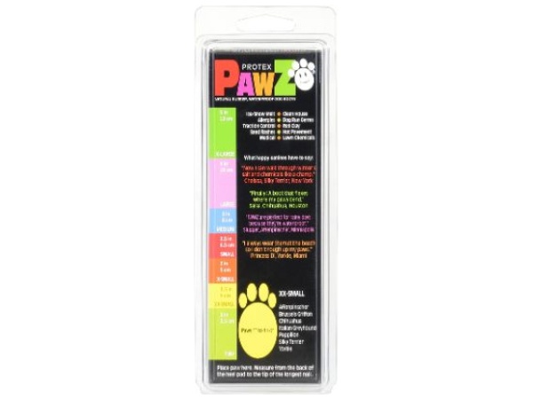 PawZ Dog Boots, XX-Small, Sort