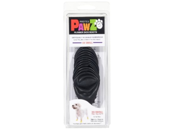 PawZ Dog Boots, XX-Small, Sort