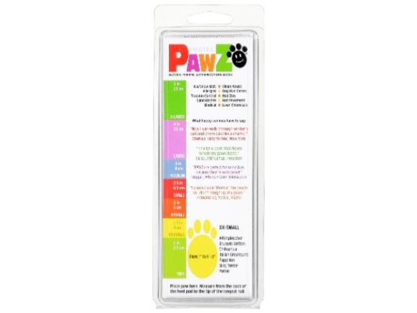 PawZ Dog Boots, XX-Small, Gul