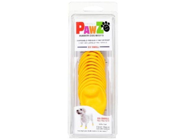 PawZ Dog Boots, XX-Small, Gul