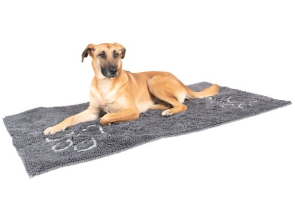 Dirty Dog Doormat Runners, 76x152cm, Mist Grey