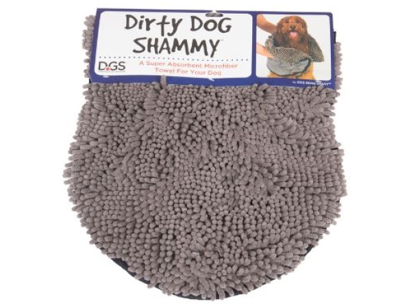 Dirty Dog Shammy Towel, 35x80cm, Grey