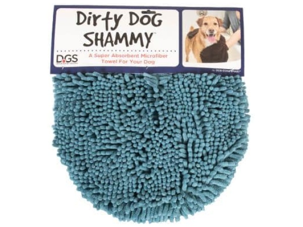 Dirty Dog Shammy Towel, 35x80cm, Pacific Blue