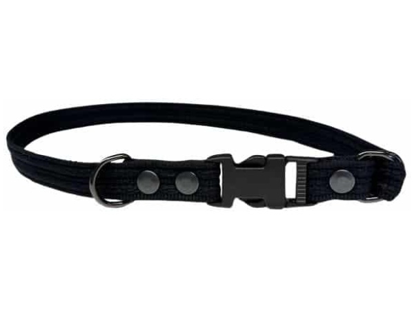 Collare Fenriz, 35-60cm/20mm nero, nero