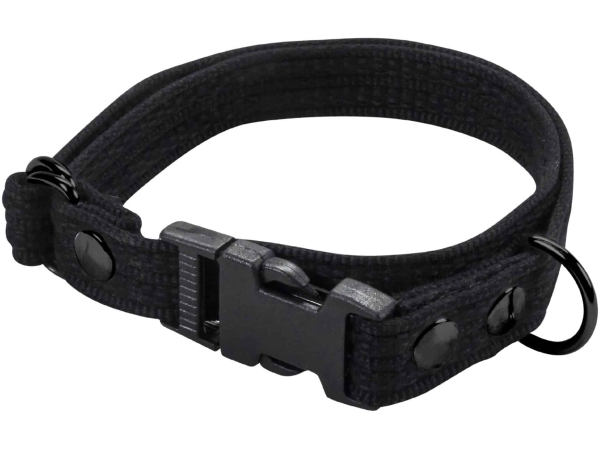 Collare Fenriz, 35-60cm/20mm nero, nero (Kopier)