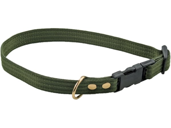 Collare Fenriz, 40-60cm/25mm verde, ottone