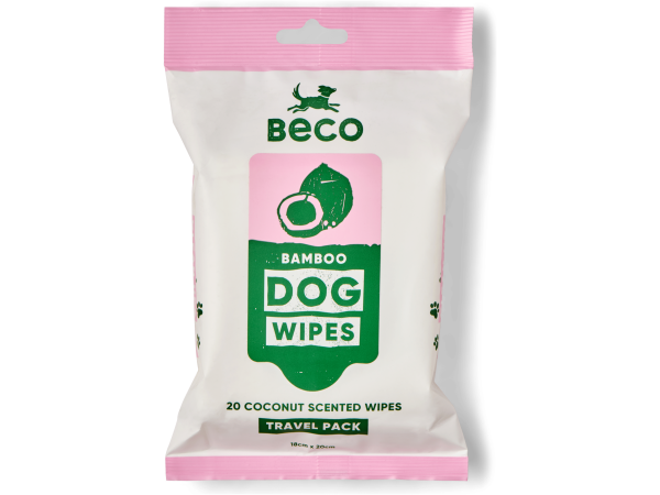 Beco Bamboo Wipes Travel, med duft, 20stk.