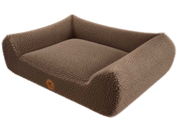 Swaggin Tails Dreamy Dog Bed, Stormy Brown, XL, 117x82cm