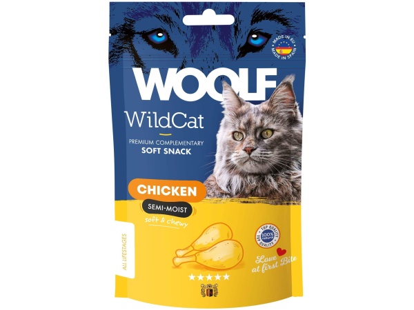 Woolf WildCat, Pollo, 50g