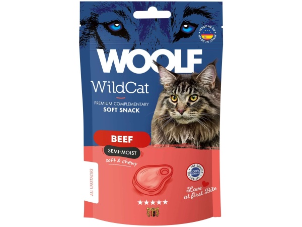 Woolf WildCat, Manzo, 50g